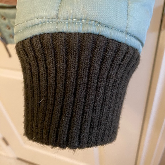 Industry Light Teal Woman’s Bomber Jacket sz Medium - Picture 5 of 9